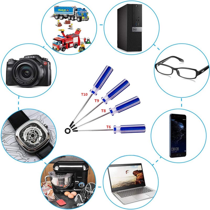 Buspoll Torx screwdriver set T6 T8 T9 T10 star screwdriver suitable for mobile phone/Mac/computer repair - Image 5